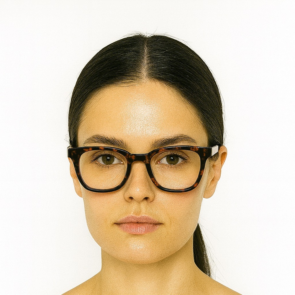 Peepers Tortoise Rectangular Eyeglasses Women’s C… - image 1